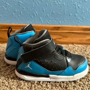 Toddler Boy Size 7C Blue/Black Jordan Flight Shoes